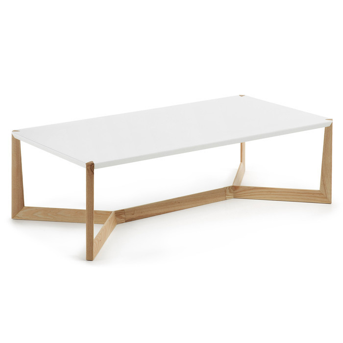table basse scandinave en bois de frêne modele liz