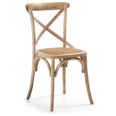 chaise bistrot en bois coloris bois wood