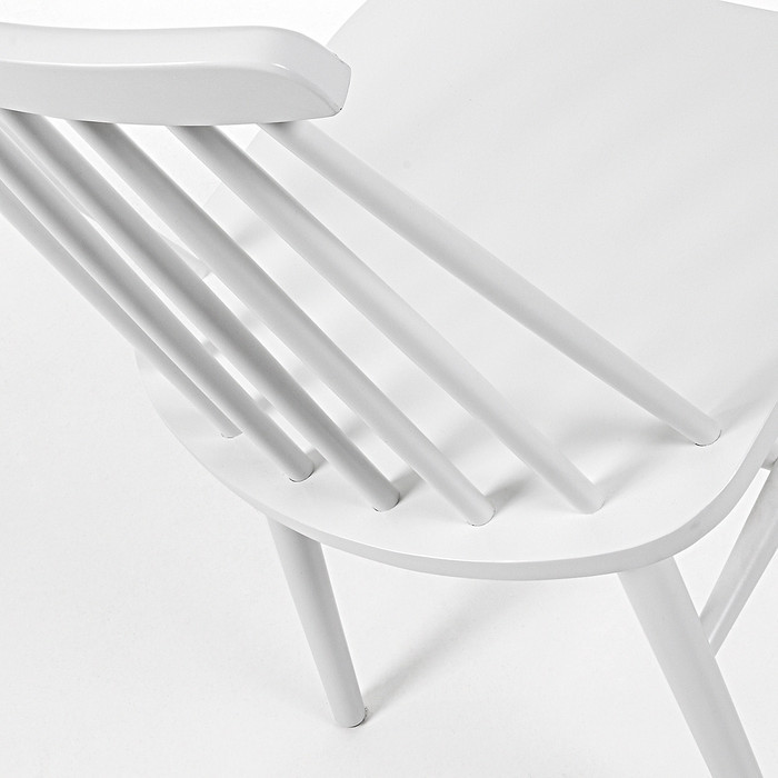 barreaux de la chaise en bois louisy blanc