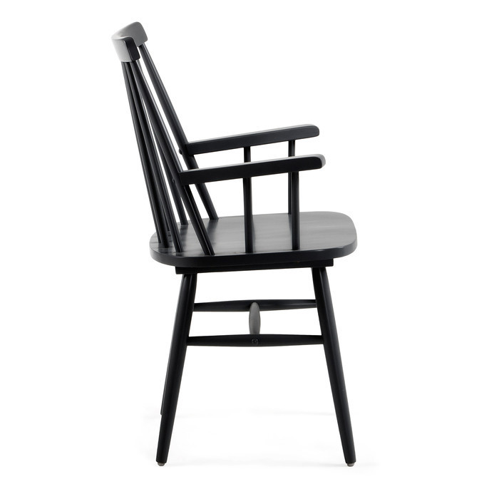 fauteuil de table style bistrot louisy noir