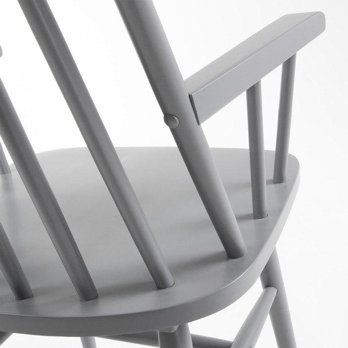 fauteuil bois et blanc louisy