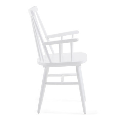 fauteuil de table style bistrot louisy blanc