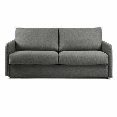 canapé lit en tissu gris athracite modèle Conor