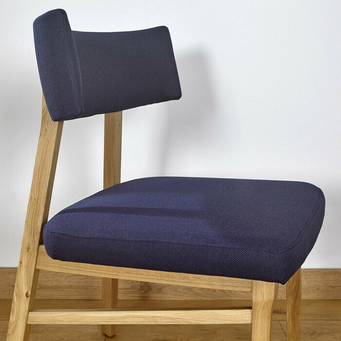 Dos chaise Irmina bleu