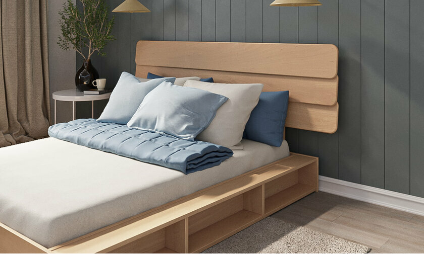 Lit Galion et tte de lit Frgate permet de mieux optimiser la surface de votre chambre
