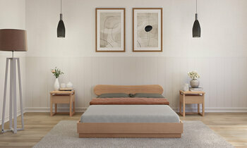 Lit Lakana avec tte de lit Kauai compatible avec votre dcoration intrieure
