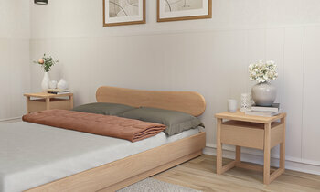 Lit Lakana avec tte de lit Kauai convient  votre chambre  coucher