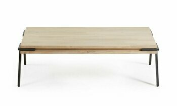 Table basse en bois et mtal